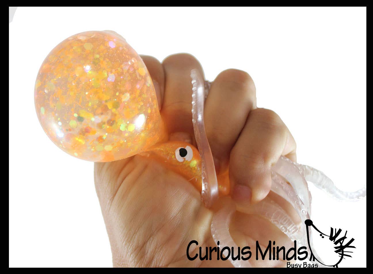 Single Gooey Gel Filled Octopus Fidget Stress Toy - Soft Squishy