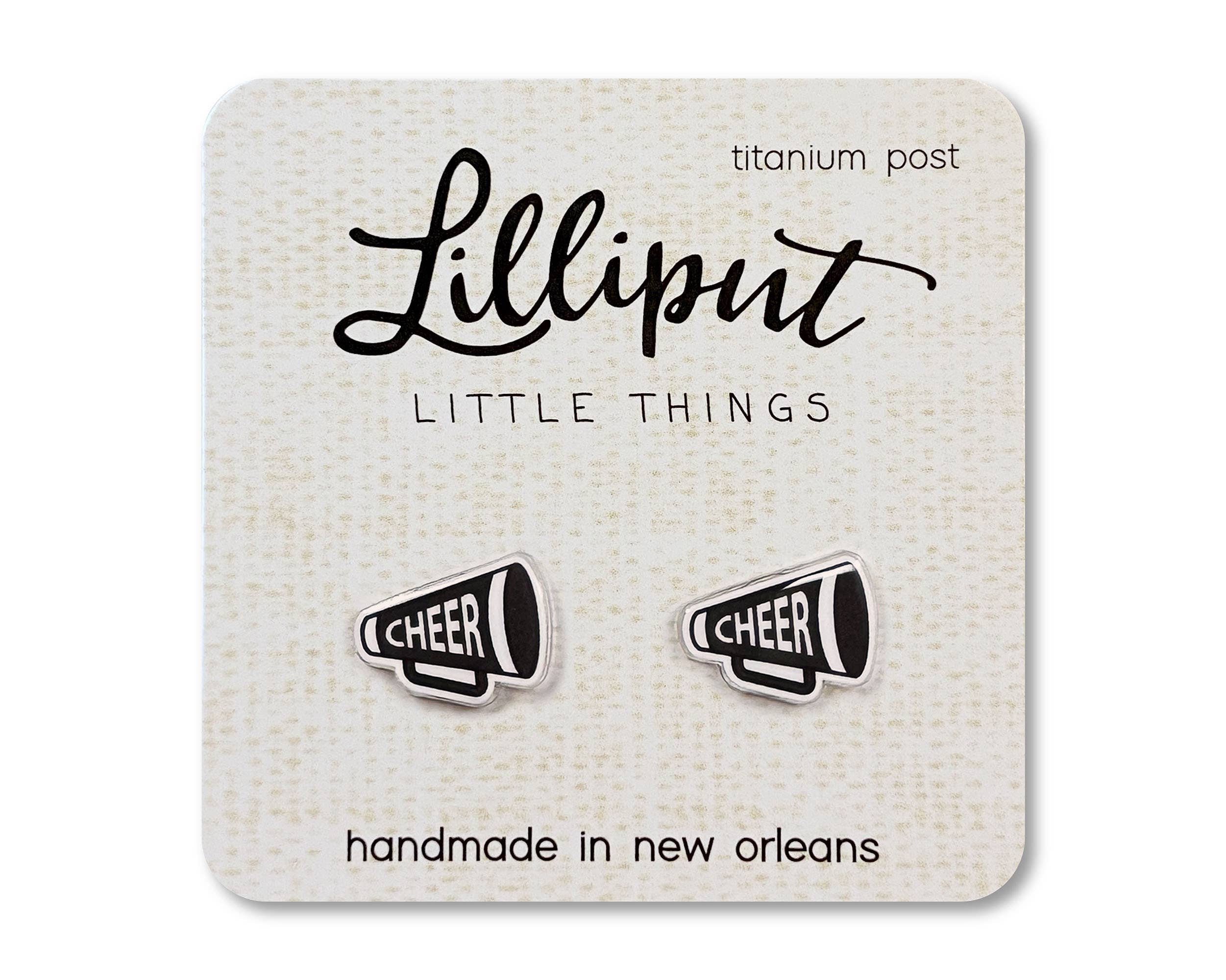 Cheer Megaphone Earrings Lilliput