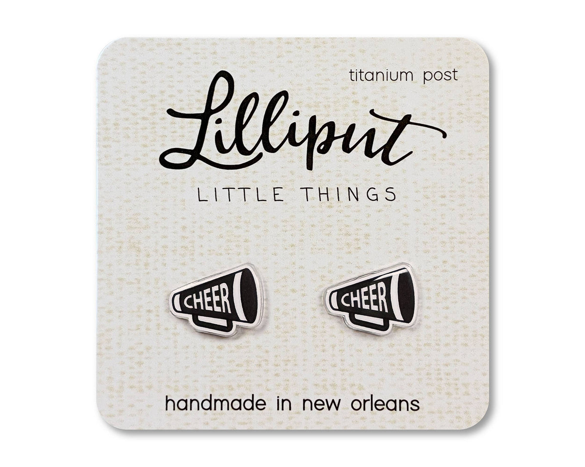 Cheer Megaphone Earrings Lilliput