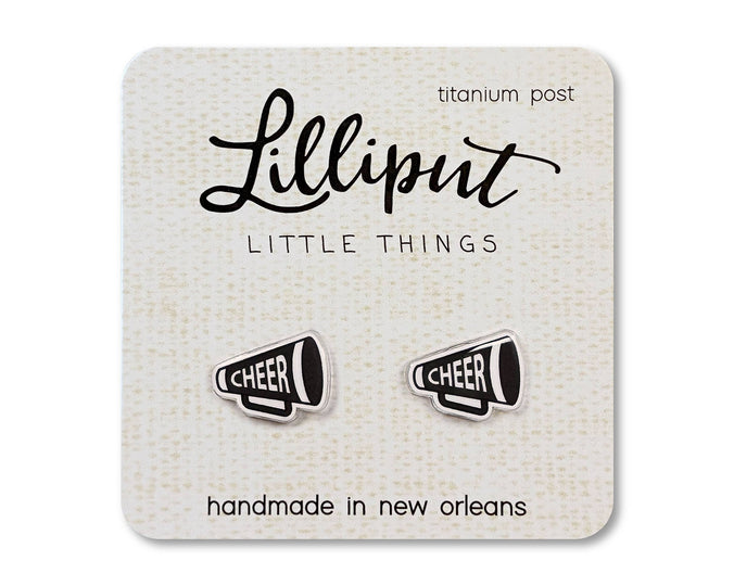 Cheer Megaphone Earrings Lilliput