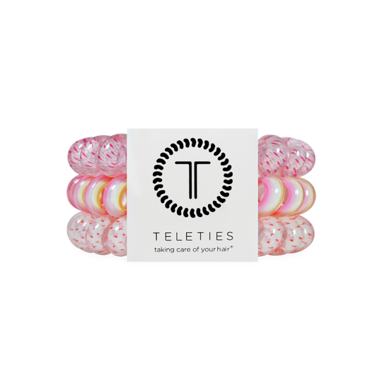 TELETIES Just Keep Swimming Large Hair Ties 3-Pack
