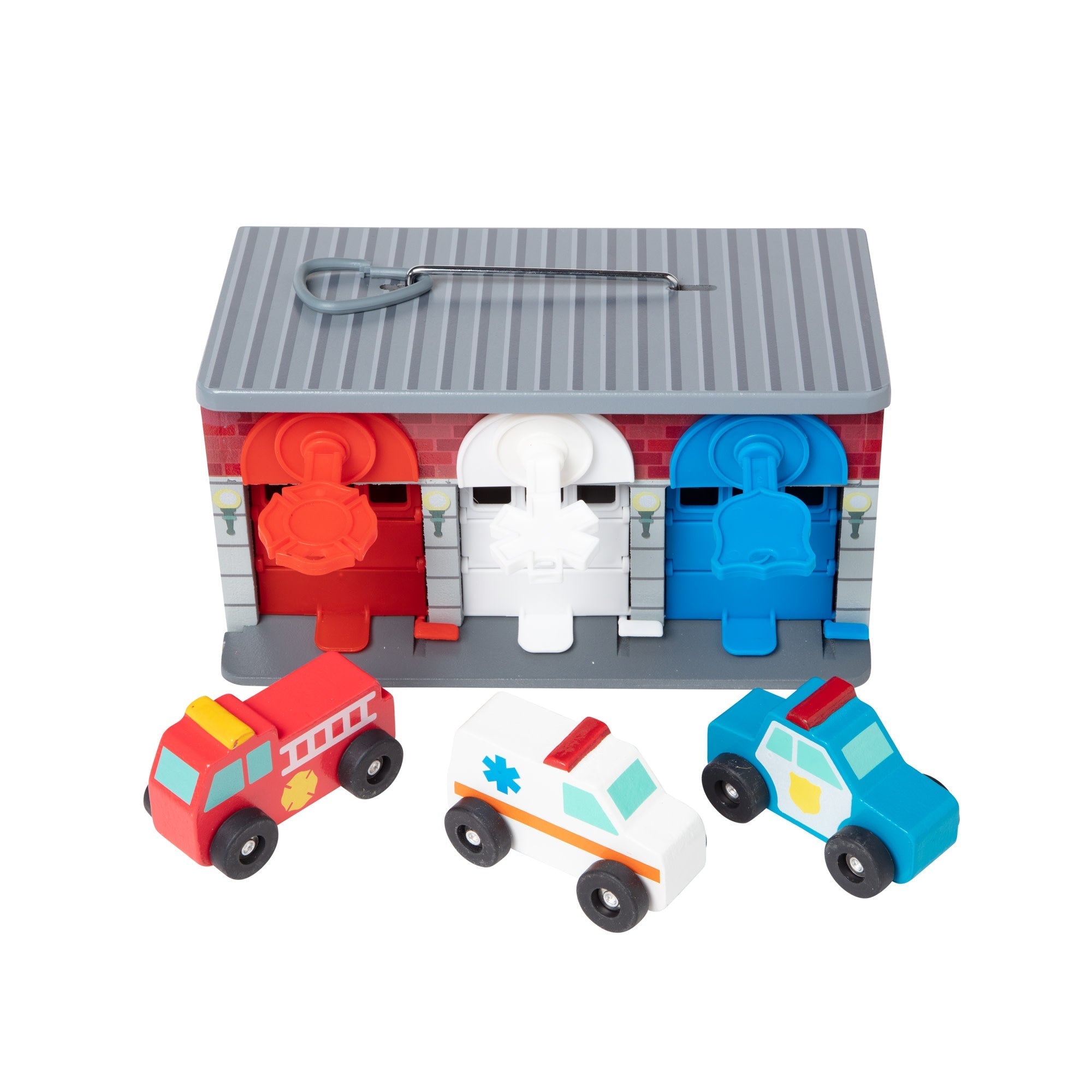 Melissa & Doug Keys & Cars Rescue Garage Playset