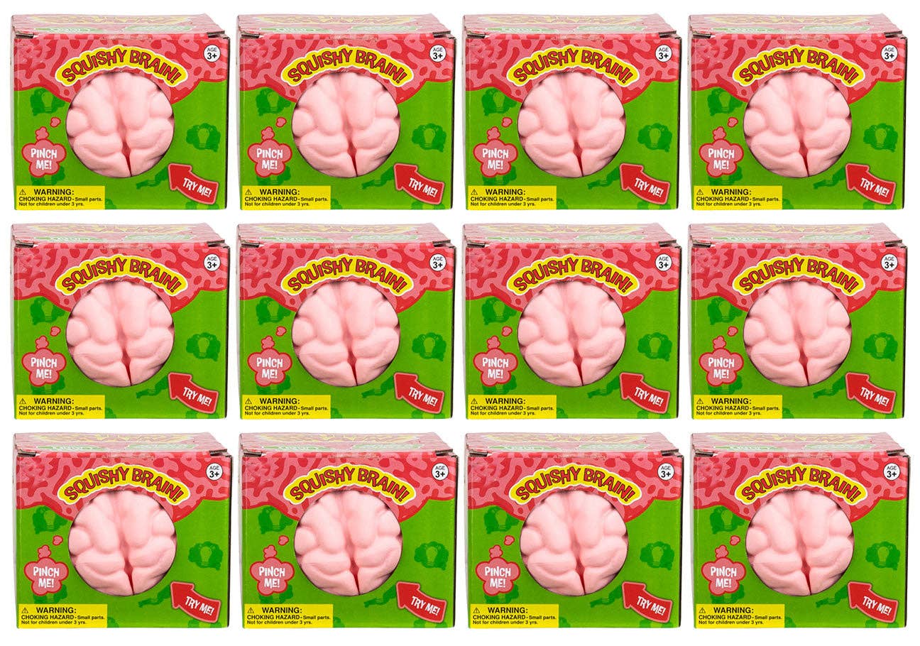 Jumbo Doh Filled Brain - Soft Stress Squishy Ball Funny