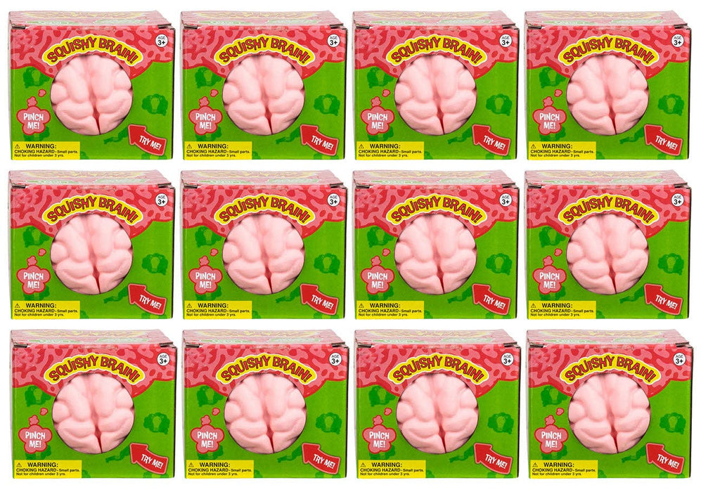 Jumbo Doh Filled Brain - Soft Stress Squishy Ball Funny