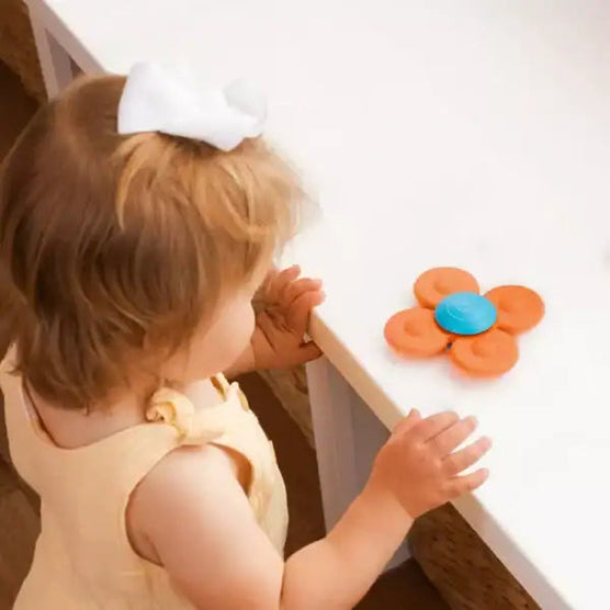 Whirly Squigz Single Spinning Flower - Infant Toy