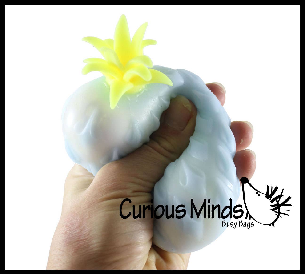 Single Cute Pineapple Soft Fluff- Filled Squeeze Stress Balls  -