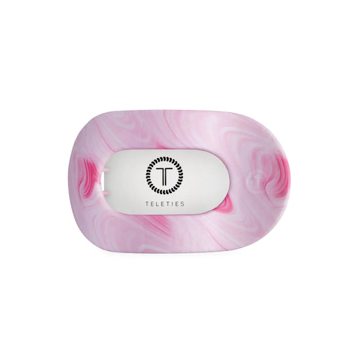 Teleties Pinch Me! Medium Flat Round Hair Clip Pink