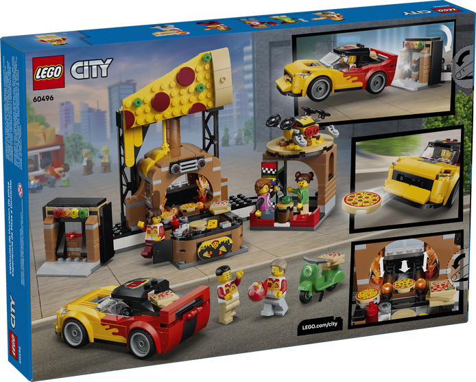 LEGO City Pizza Delivery Experience with Vehicles 60496