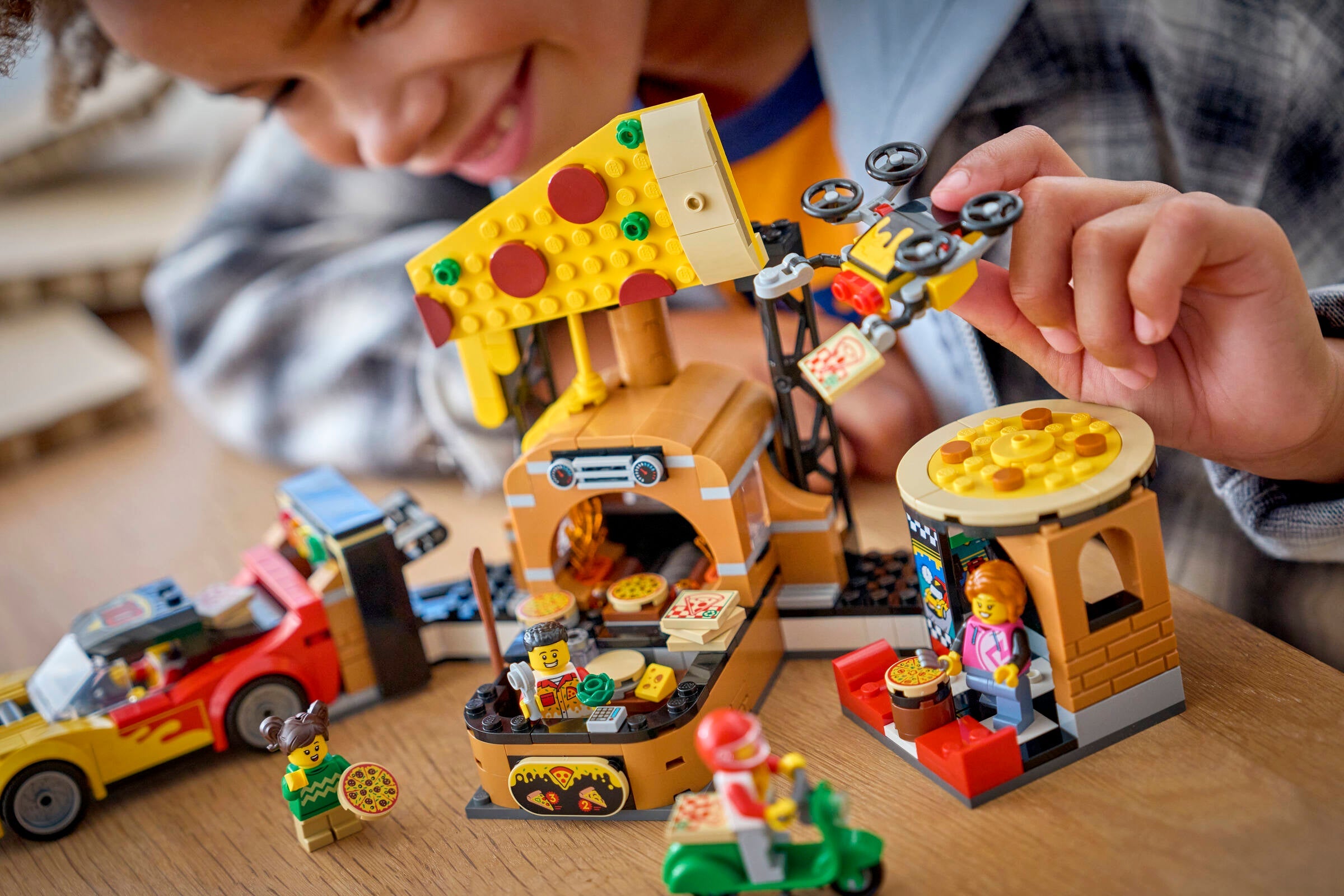 LEGO City Pizza Delivery Experience with Vehicles 60496