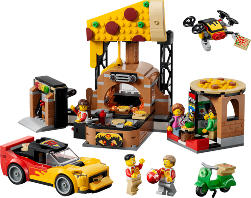 LEGO City Pizza Delivery Experience with Vehicles 60496