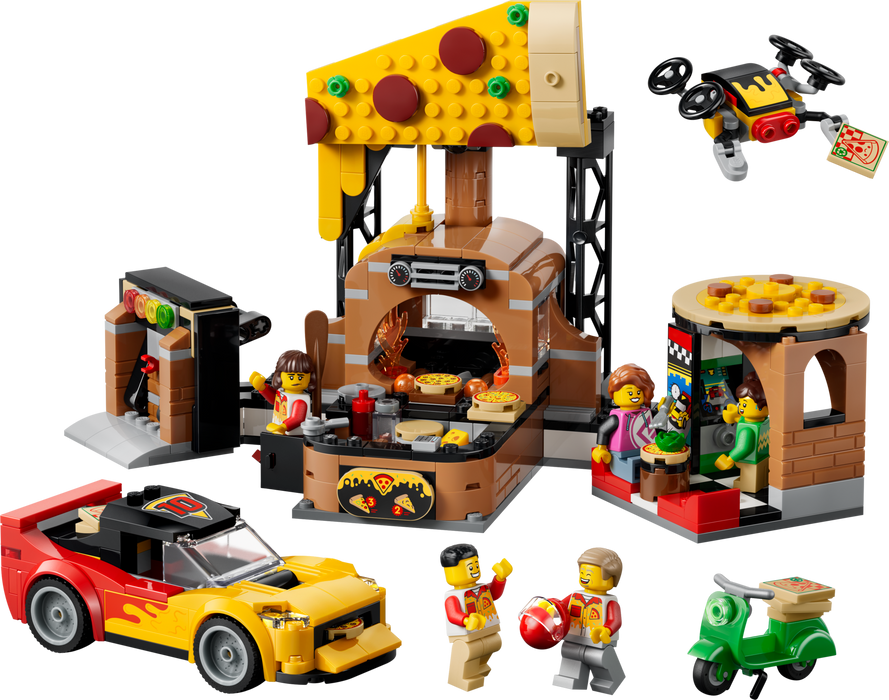 LEGO City Pizza Delivery Experience with Vehicles 60496