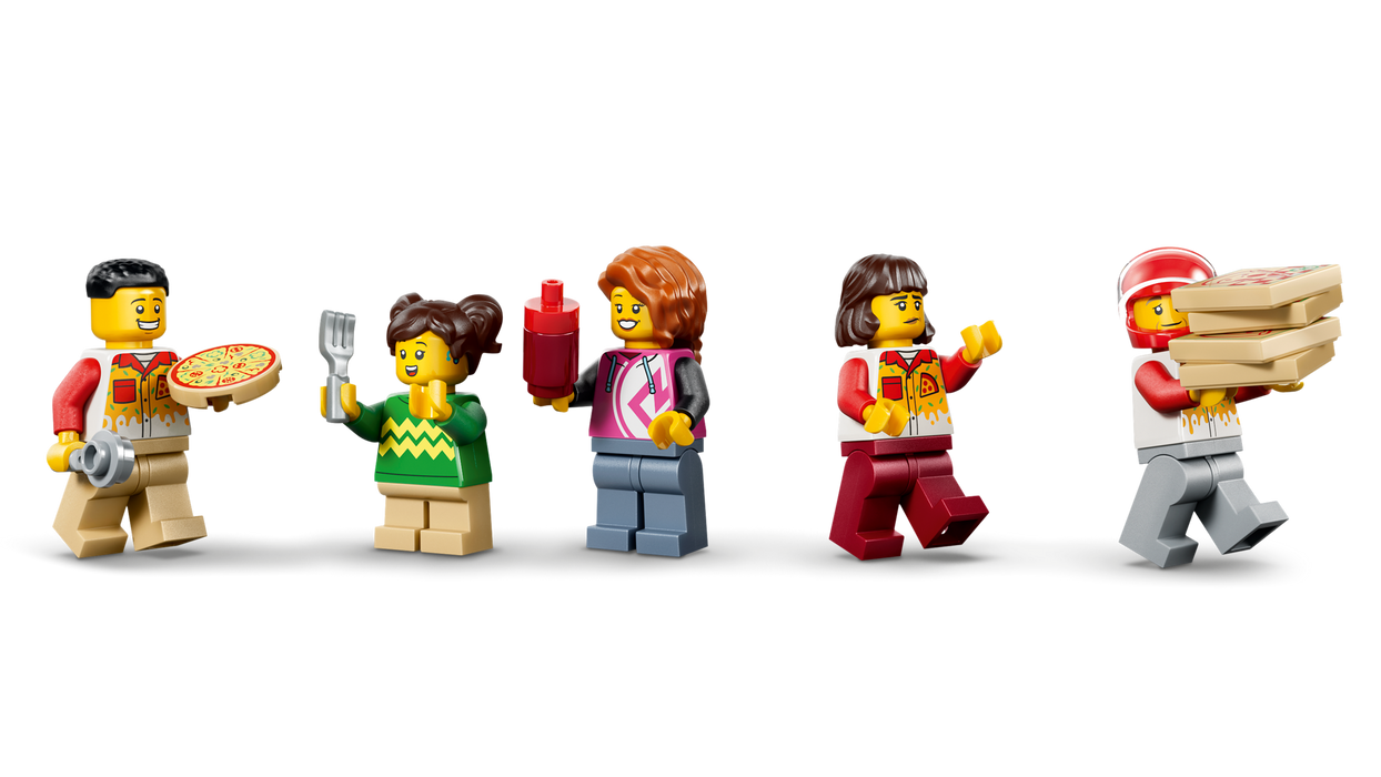 LEGO City Pizza Delivery Experience with Vehicles 60496