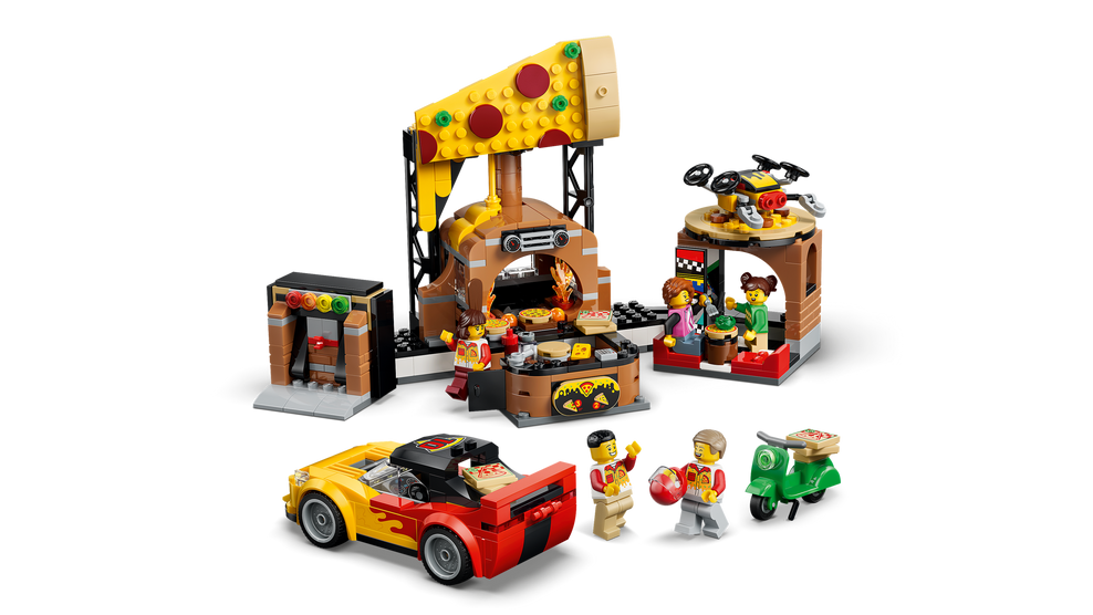 LEGO City Pizza Delivery Experience with Vehicles 60496