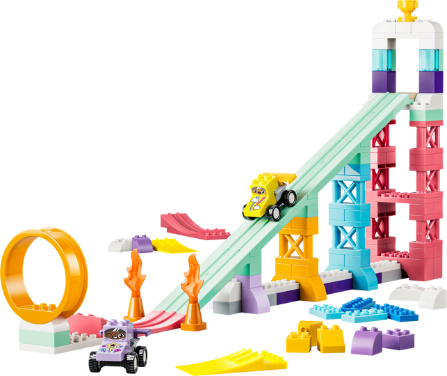 LEGO DUPLO 3 in 1 Creative Ramps Building Set 111 Pieces