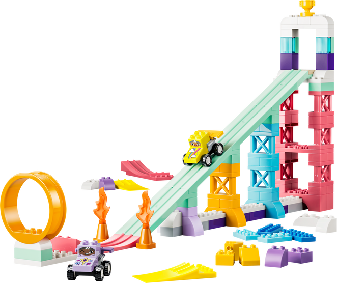 LEGO DUPLO 3 in 1 Creative Ramps Building Set 111 Pieces