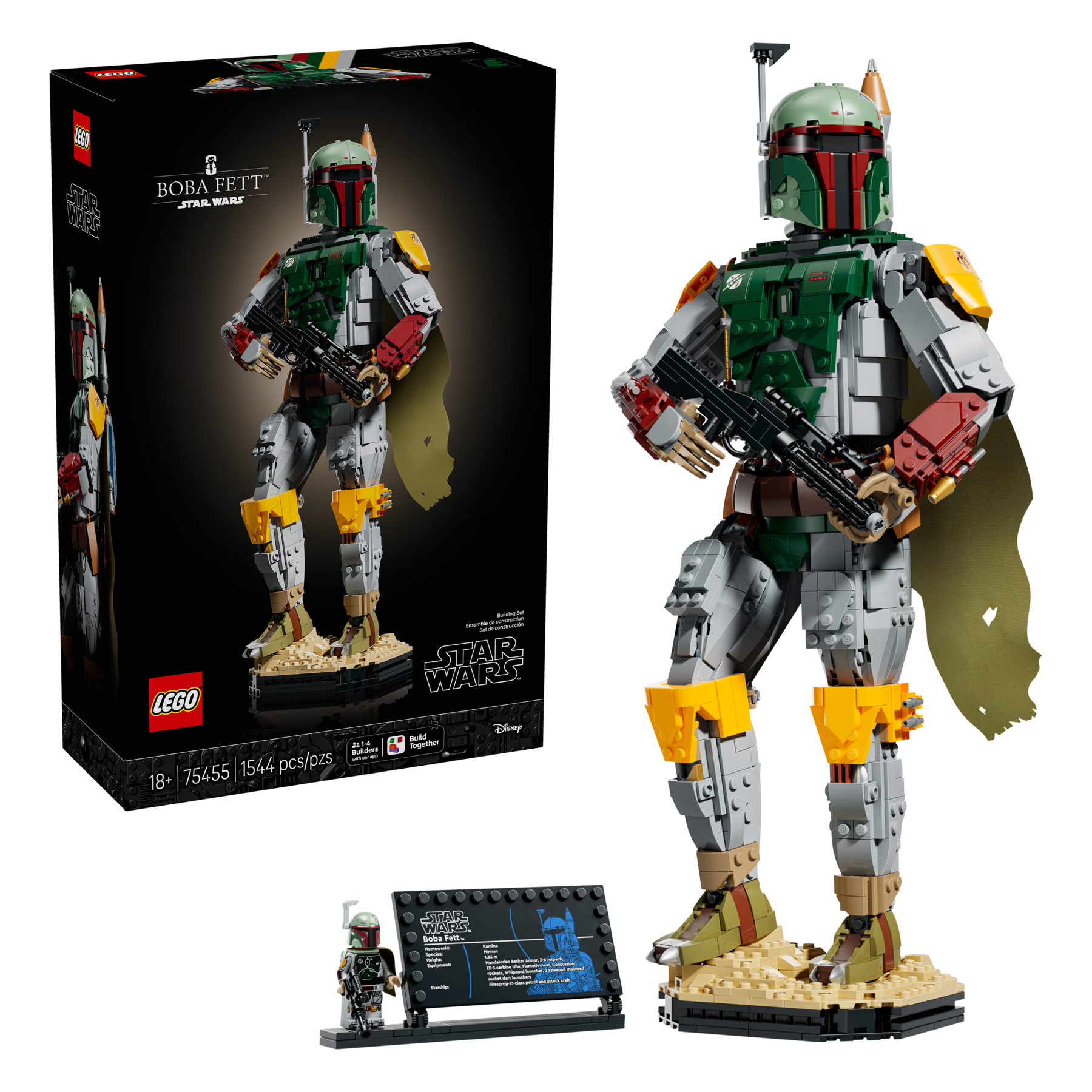 LEGO Star Wars Boba Fett Building Kit 1,544 Pieces