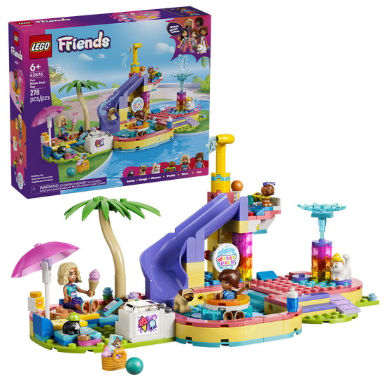 LEGO Friends Fun Water Park Day Building Set 42676