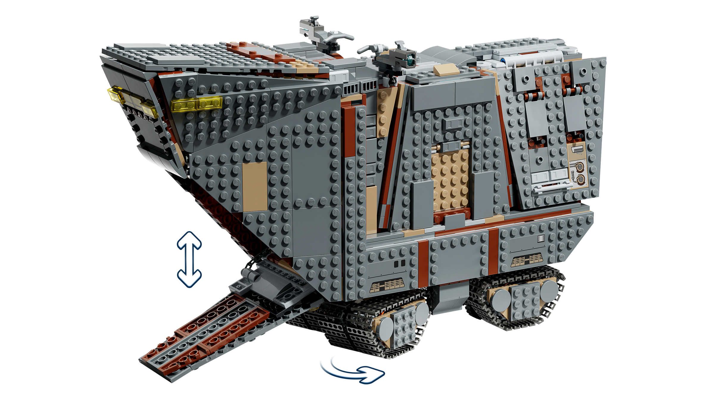 LEGO Star Wars Offworld Sandcrawler and Mudhorn Building Set 75453
