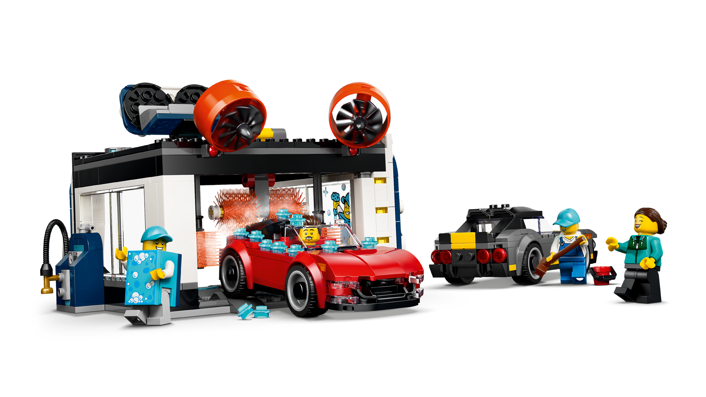 LEGO City Drive-Through Car Wash Building Set 60497