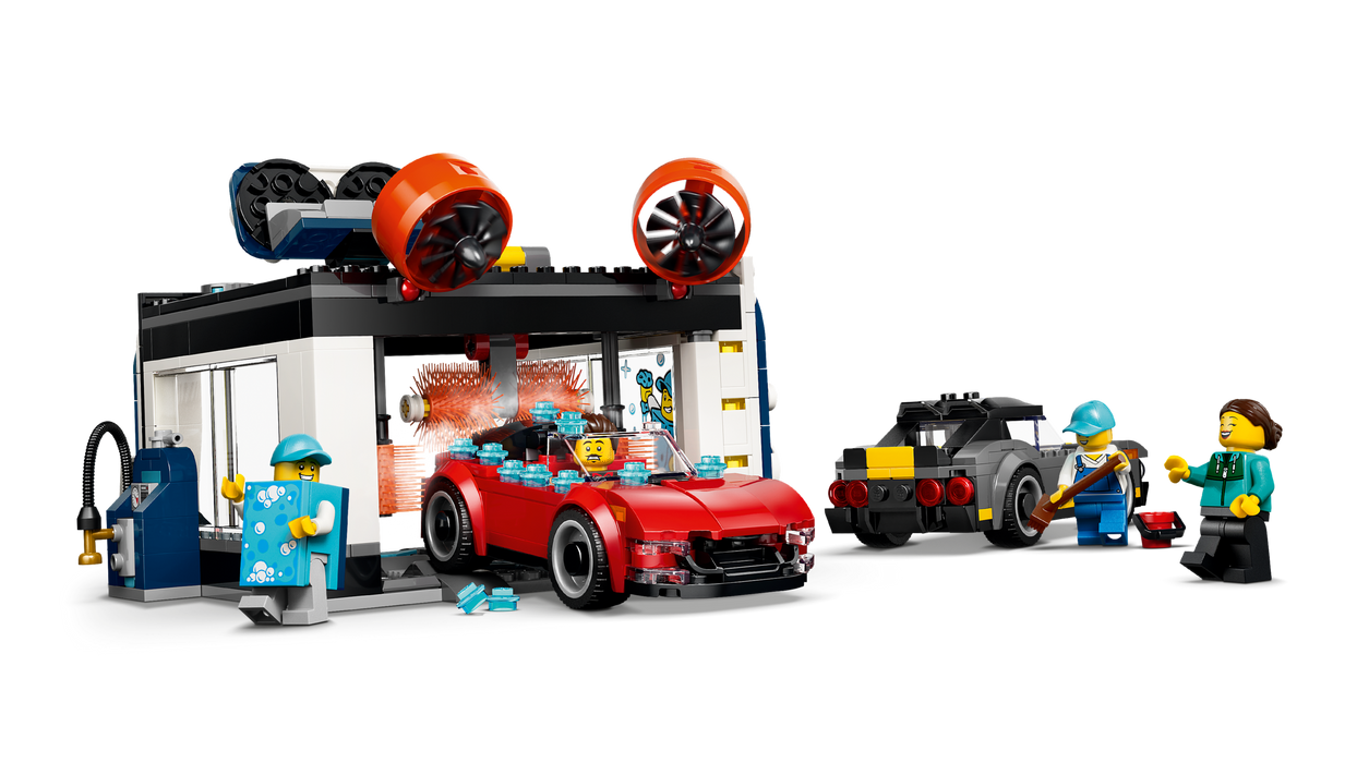 LEGO City Drive-Through Car Wash Building Set 60497