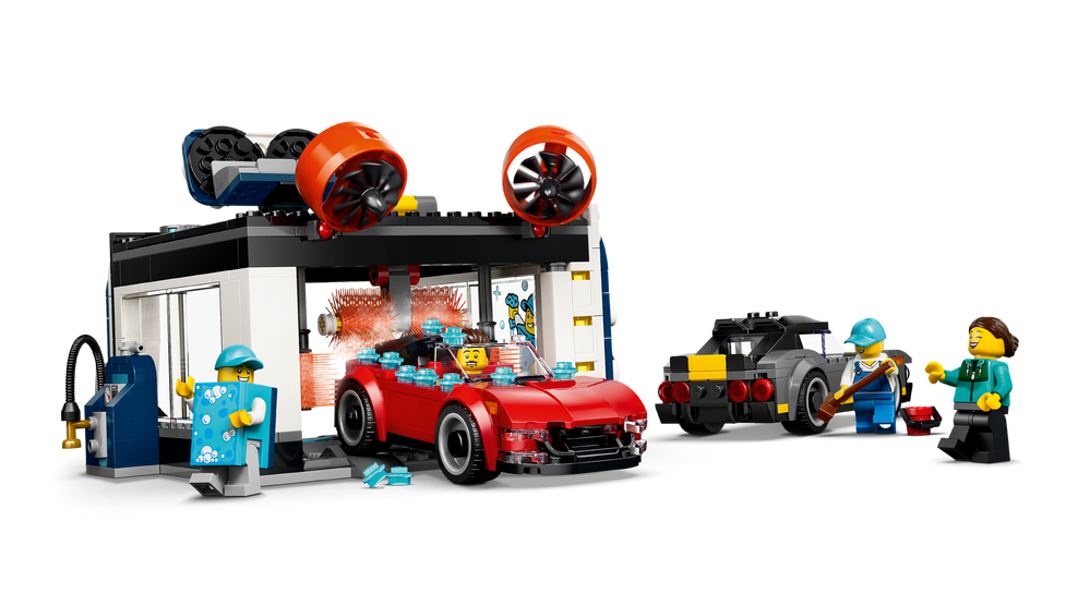 LEGO City Drive-Through Car Wash Building Set 60497