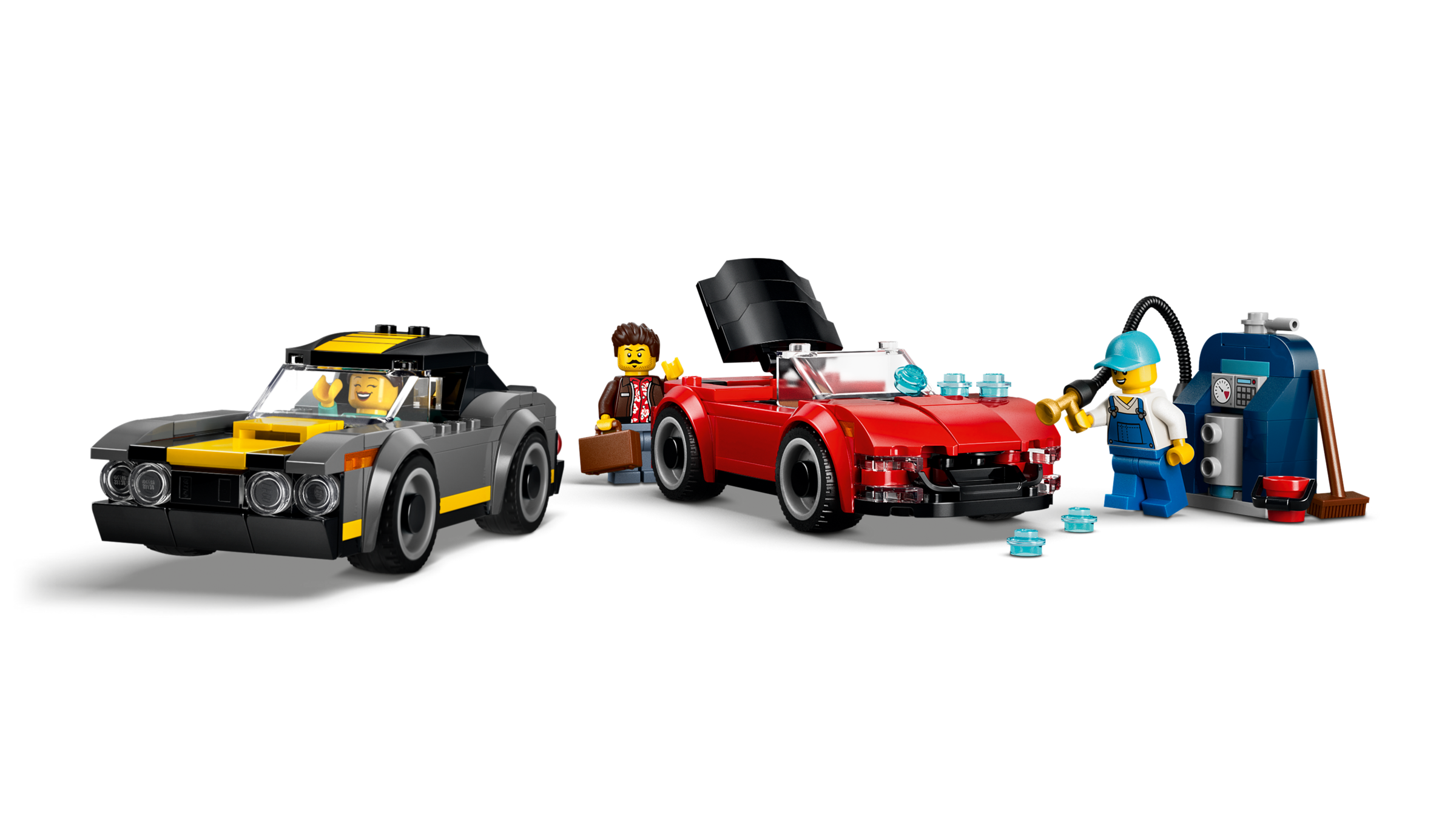 LEGO City Drive-Through Car Wash Building Set 60497