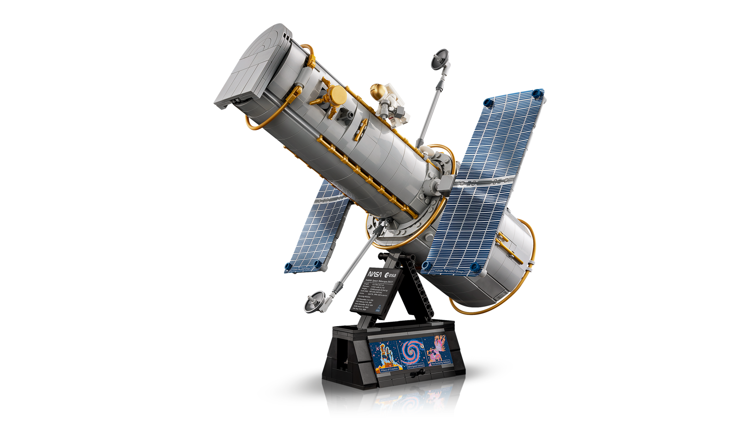 LEGO Icons Hubble Space Telescope Building Kit 1252 Pieces