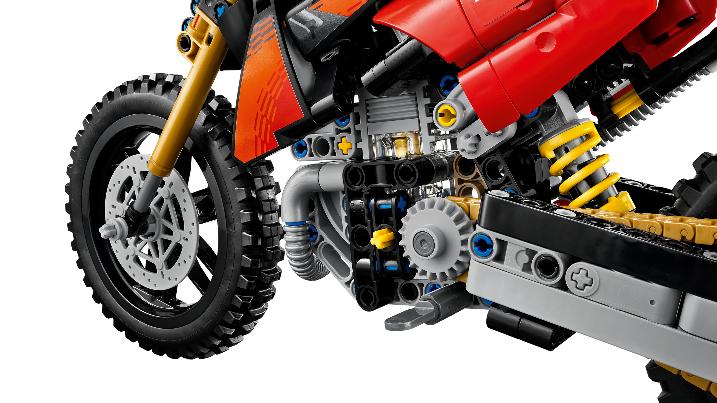 LEGO Technic Ducati Desmo450 MX Factory Motorcycle Building Set
