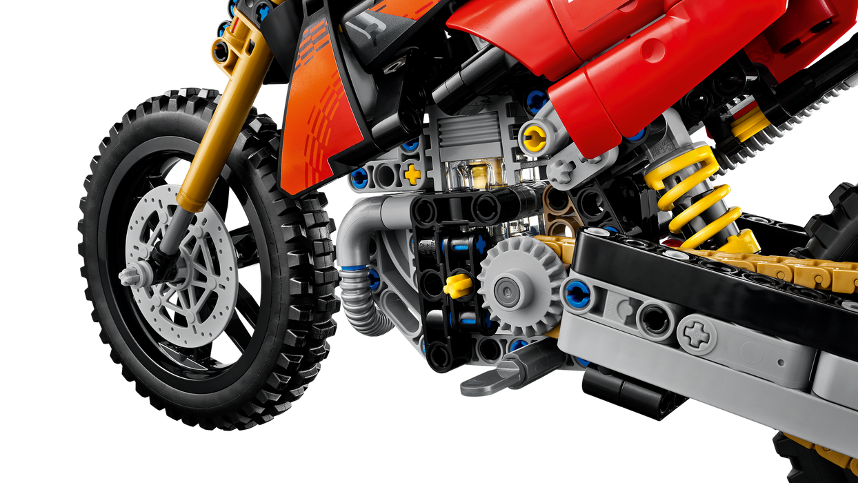 LEGO Technic Ducati Desmo450 MX Factory Motorcycle Building Set