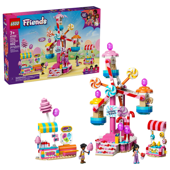 LEGO Friends Candy & Cupcake Ferris Wheel Building Set 42700