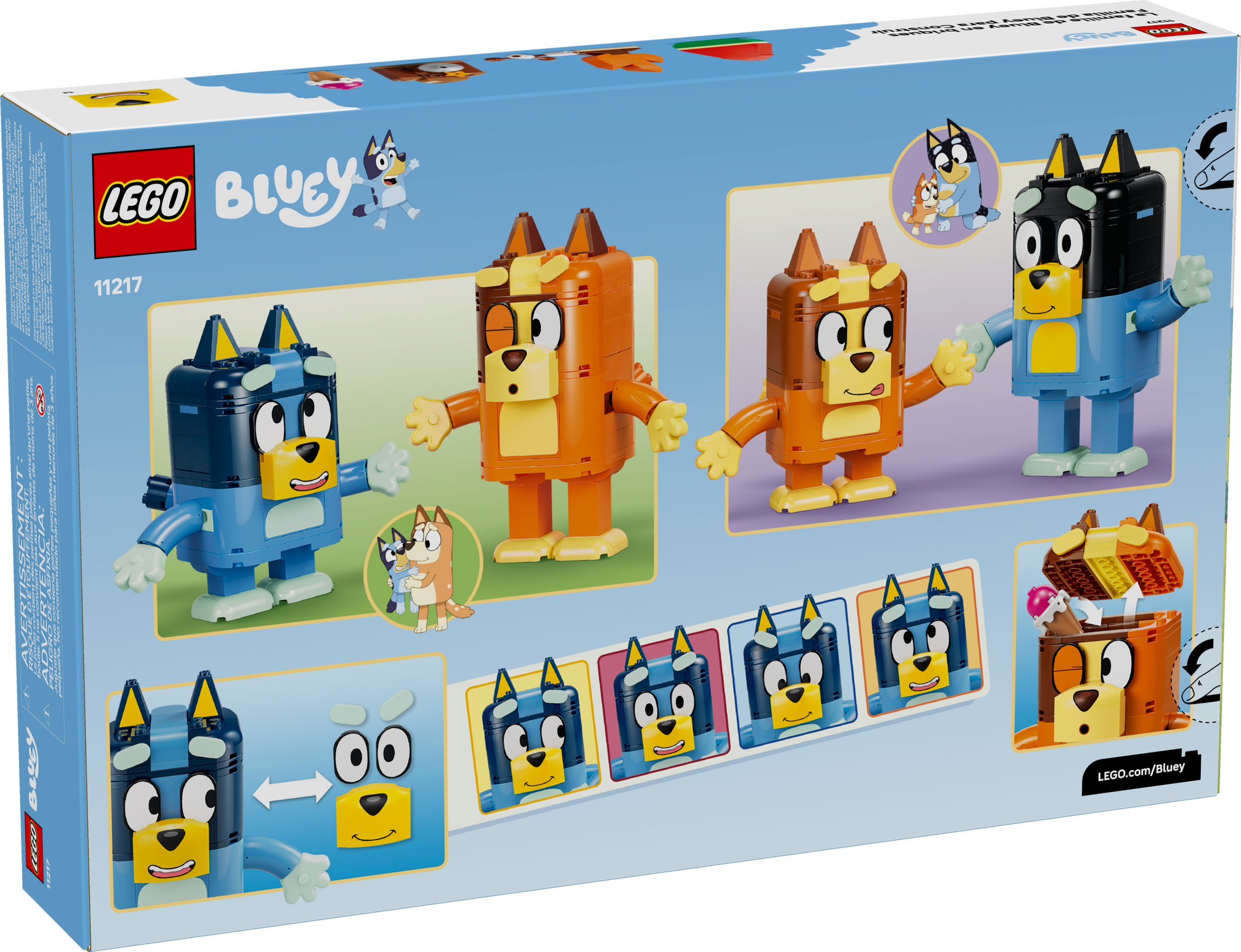 LEGO Brick-Built Bluey Family Set 11217