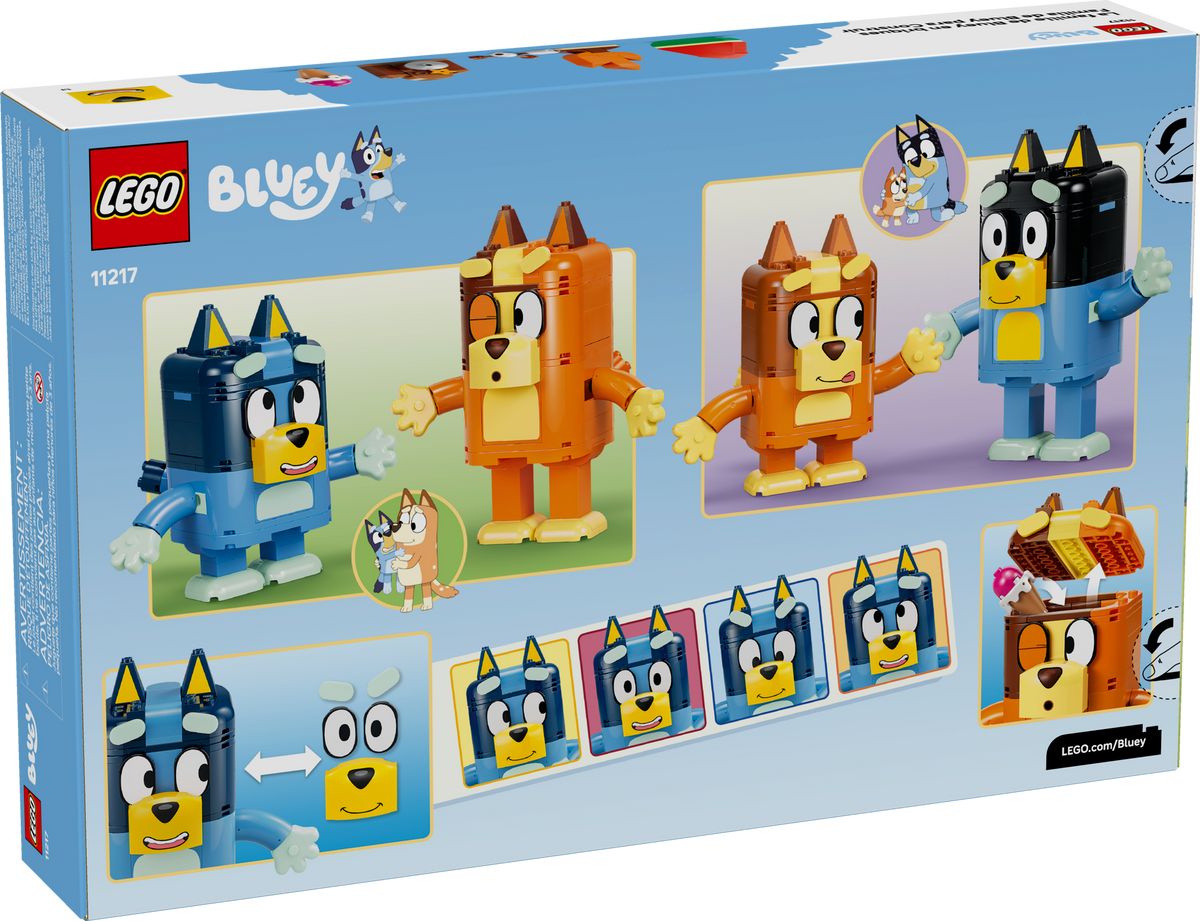 LEGO Brick-Built Bluey Family Set 11217