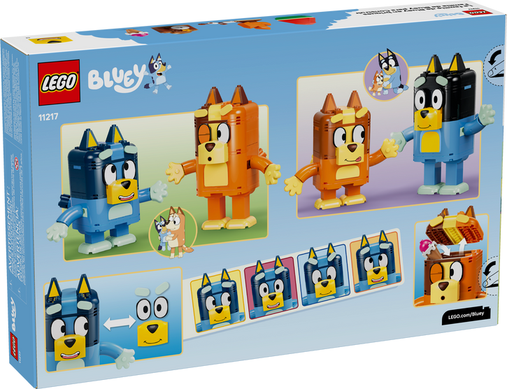LEGO Brick-Built Bluey Family Set 11217