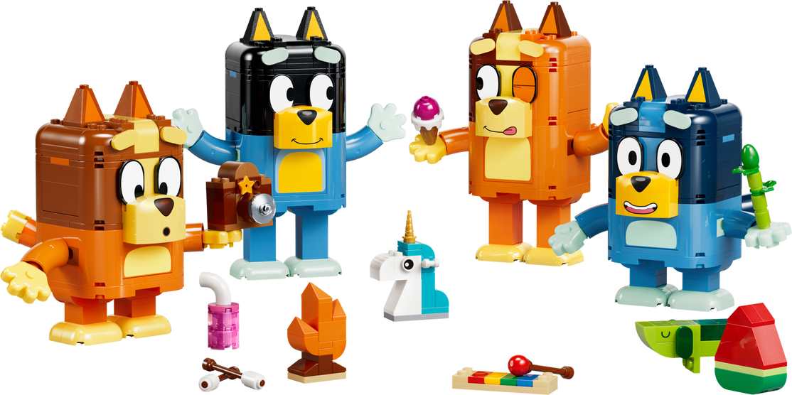 LEGO Brick-Built Bluey Family Set 11217