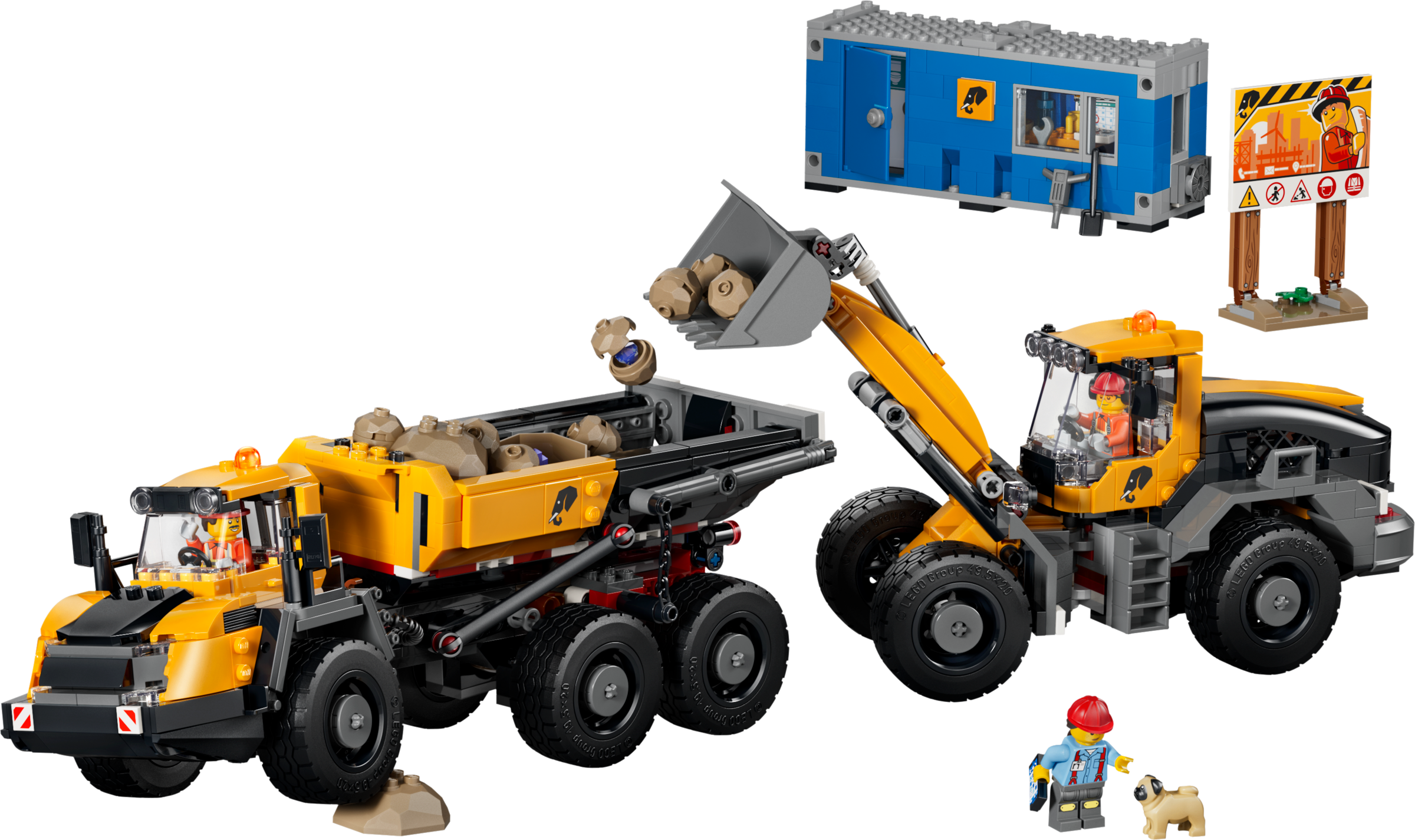 LEGO City Dump Truck and Front End Loader 60494