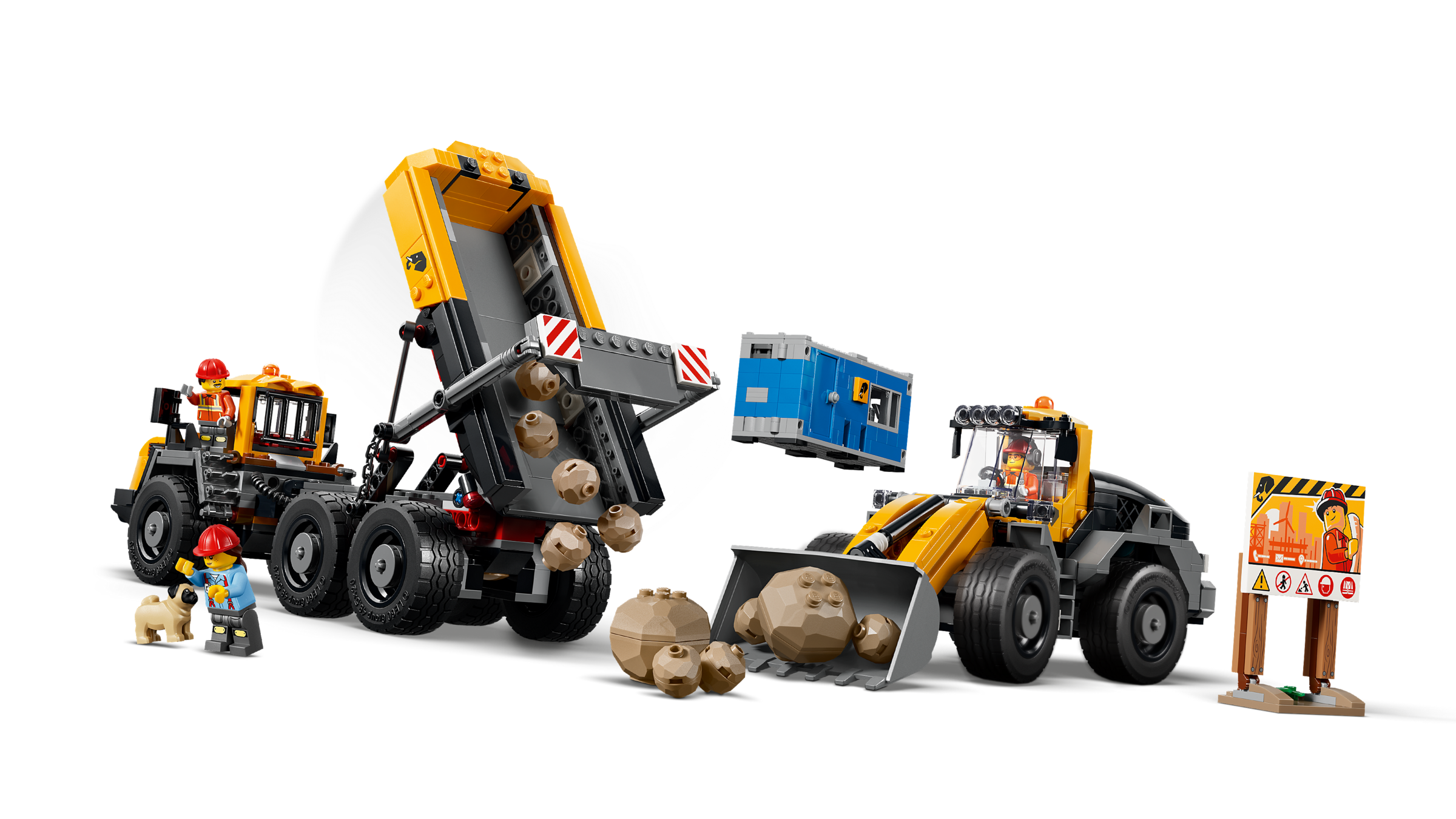 LEGO City Dump Truck and Front End Loader 60494