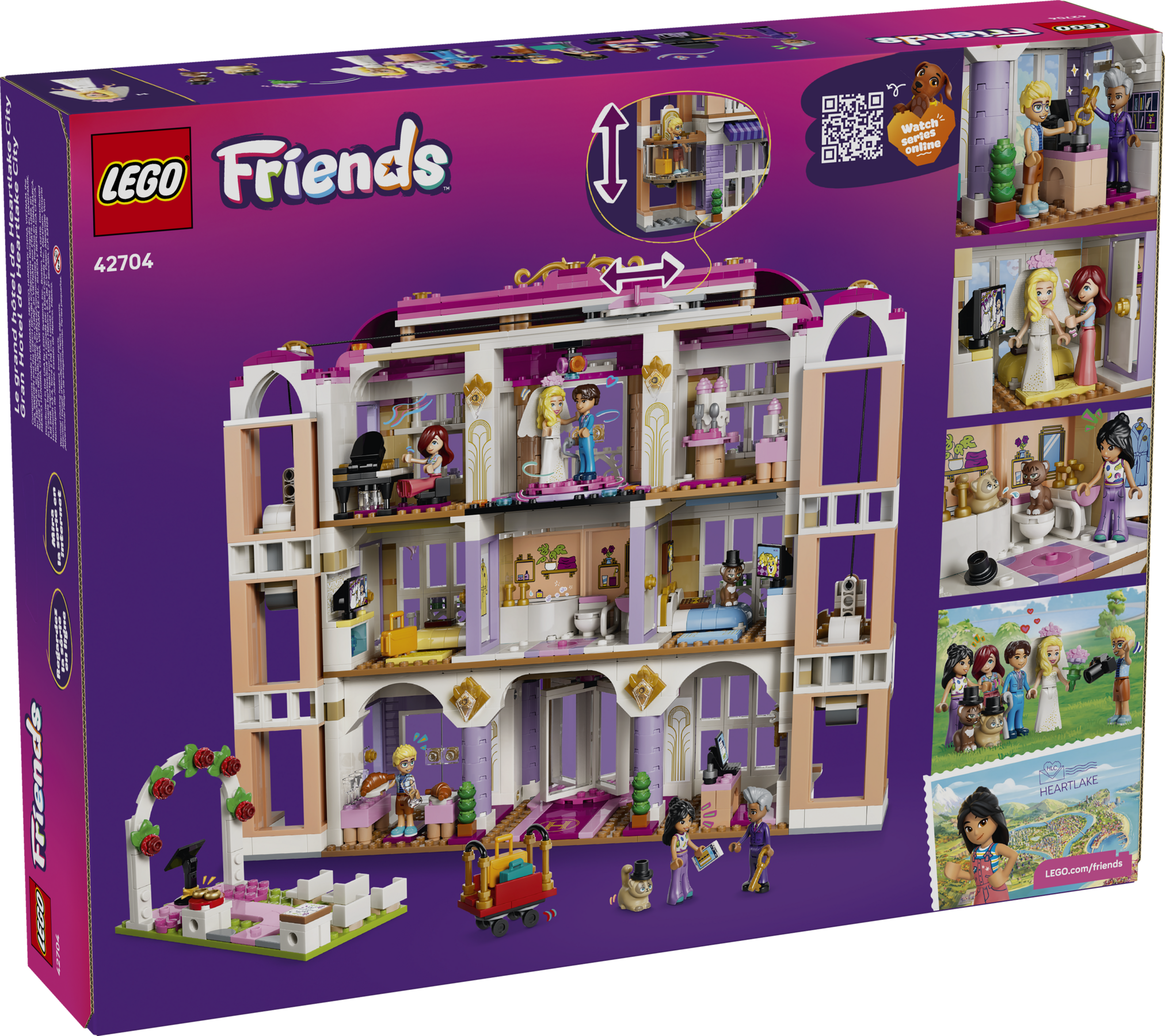 LEGO Friends Heartlake City Grand Hotel 42704 Building Set