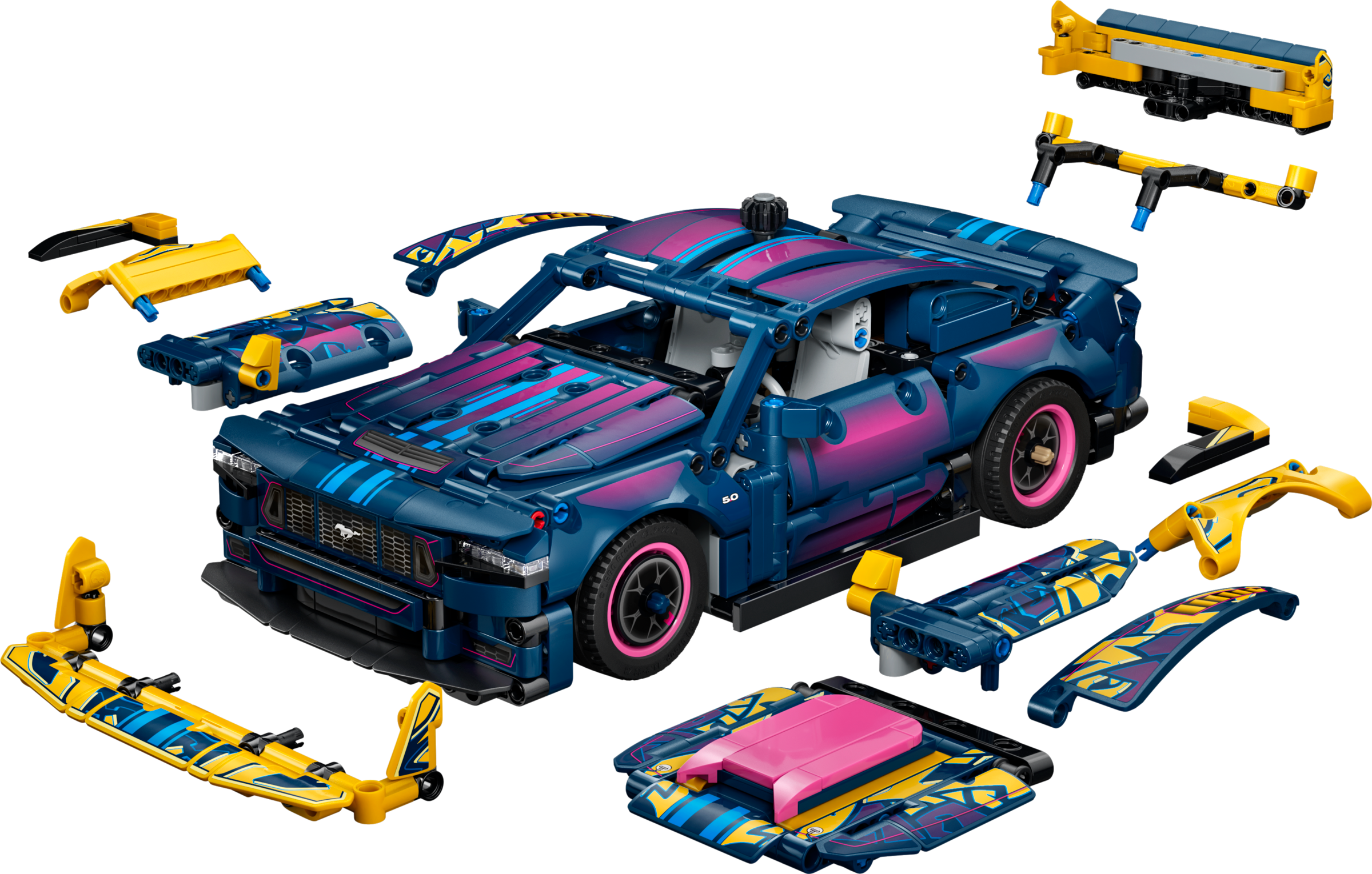 LEGO Technic Custom Garage Ford Mustang GT Car 42236