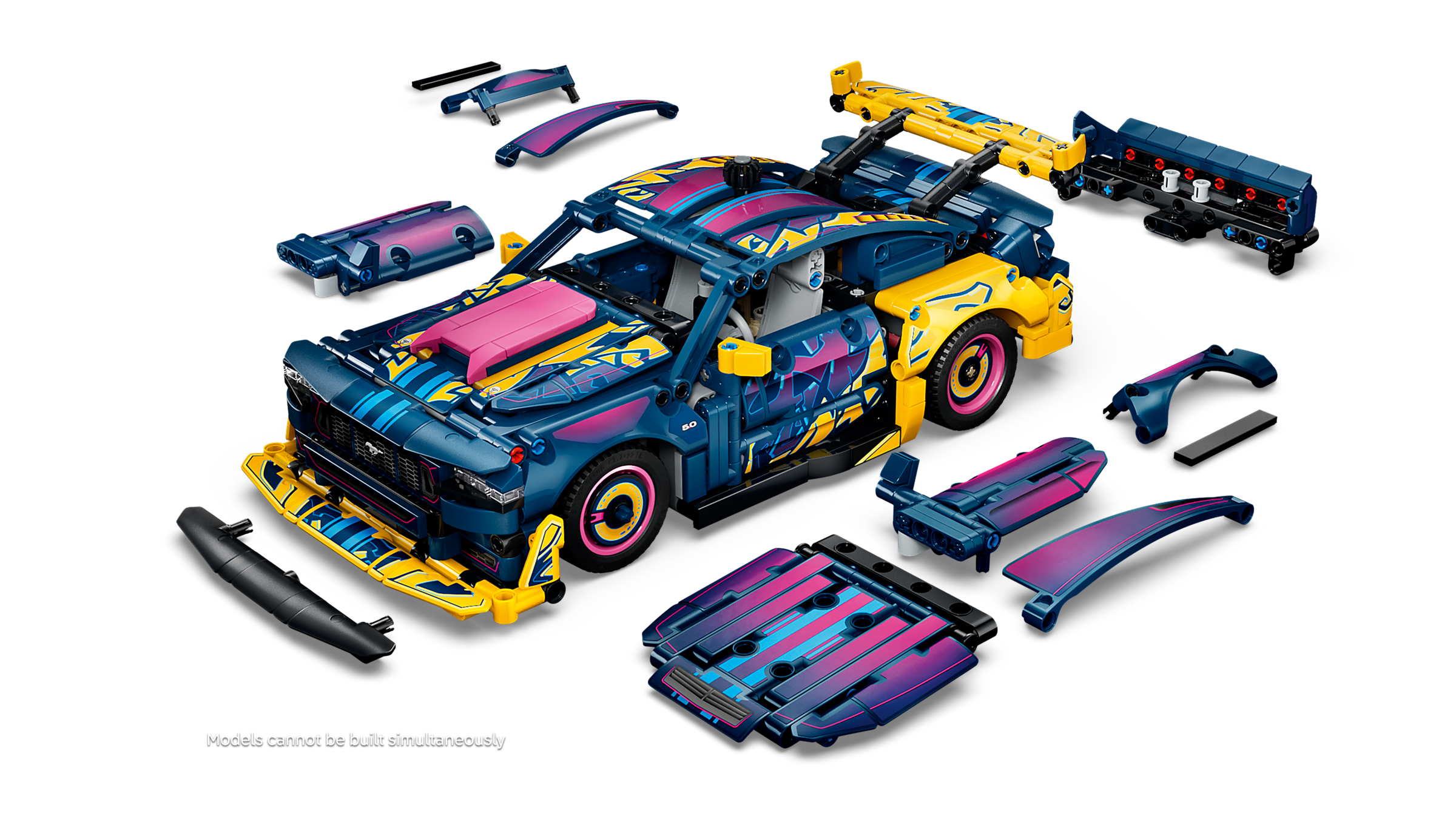 LEGO Technic Custom Garage Ford Mustang GT Car 42236