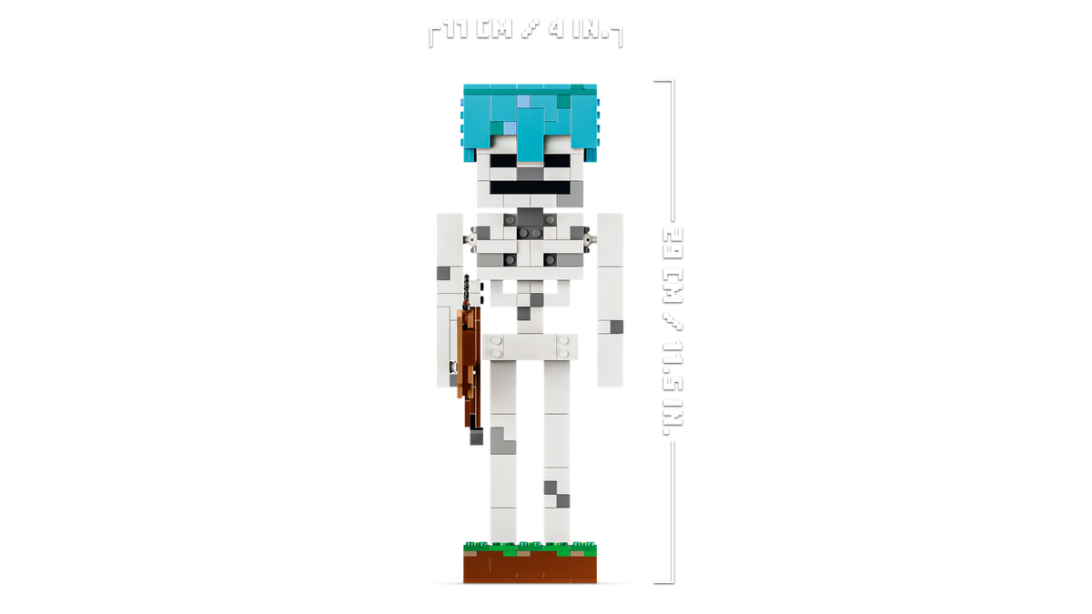 LEGO Minecraft The Skeleton 21594 Posable Building Set
