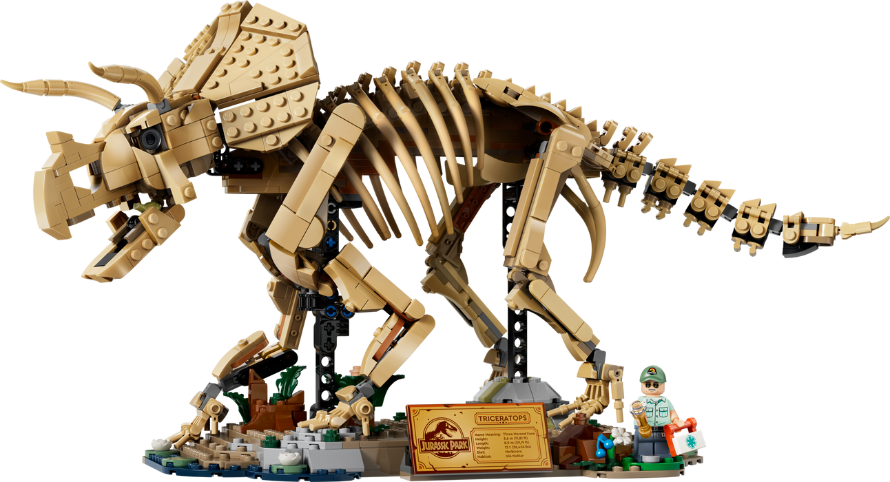 LEGO Jurassic World Dinosaur Fossils Triceratops Model Kit 77985