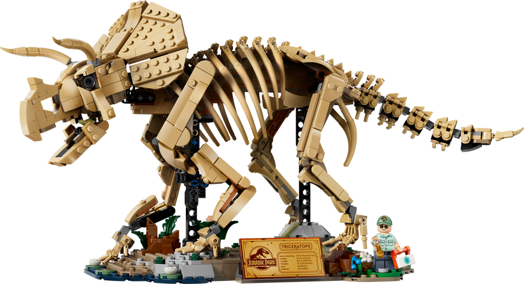 LEGO Jurassic World Dinosaur Fossils Triceratops Model Kit 77985