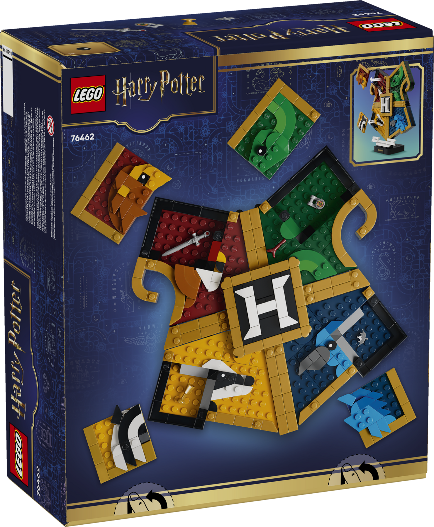 LEGO Harry Potter Hogwarts House Crest Building Set 76462