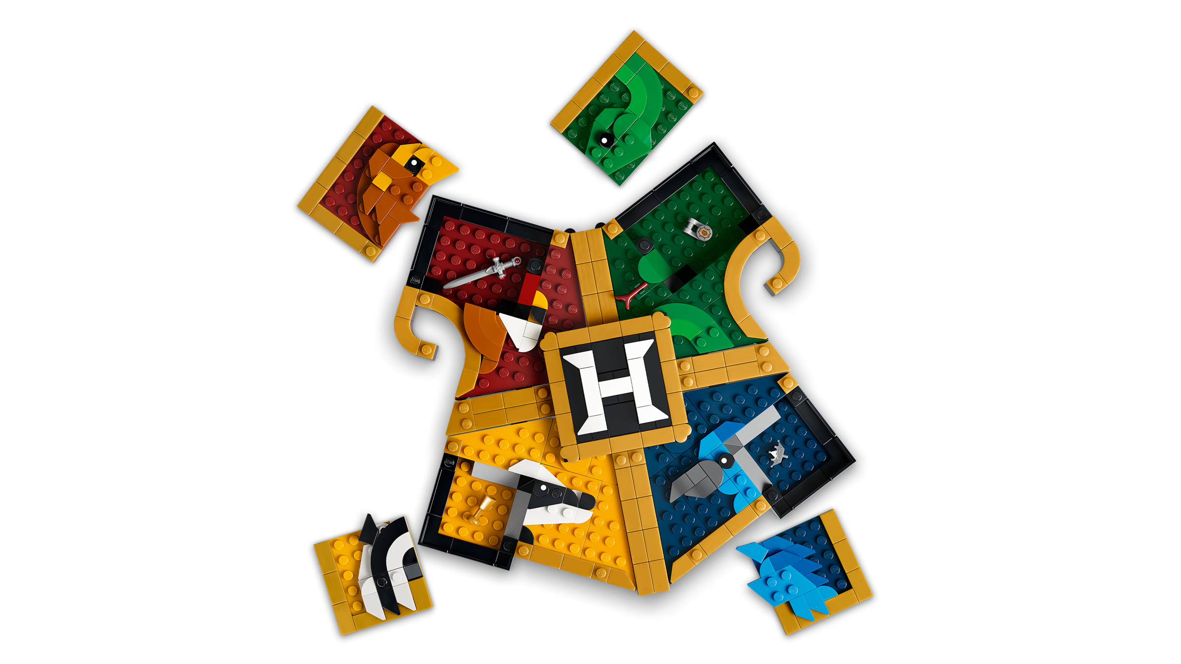 LEGO Harry Potter Hogwarts House Crest Building Set 76462