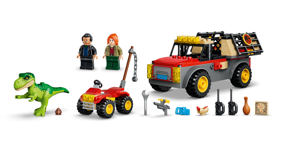 LEGO Jurassic World Young T. rex Transport Truck 77978 Building Toy Set