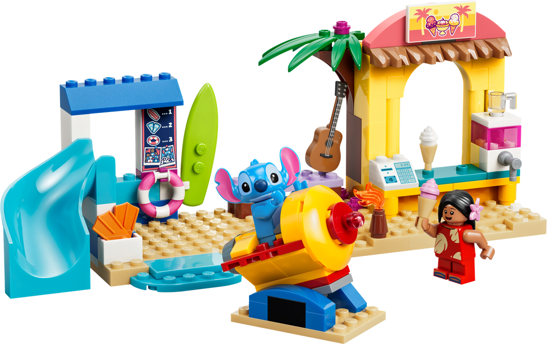 LEGO Disney Beach Fun with Lilo & Stitch Building Kit 43280