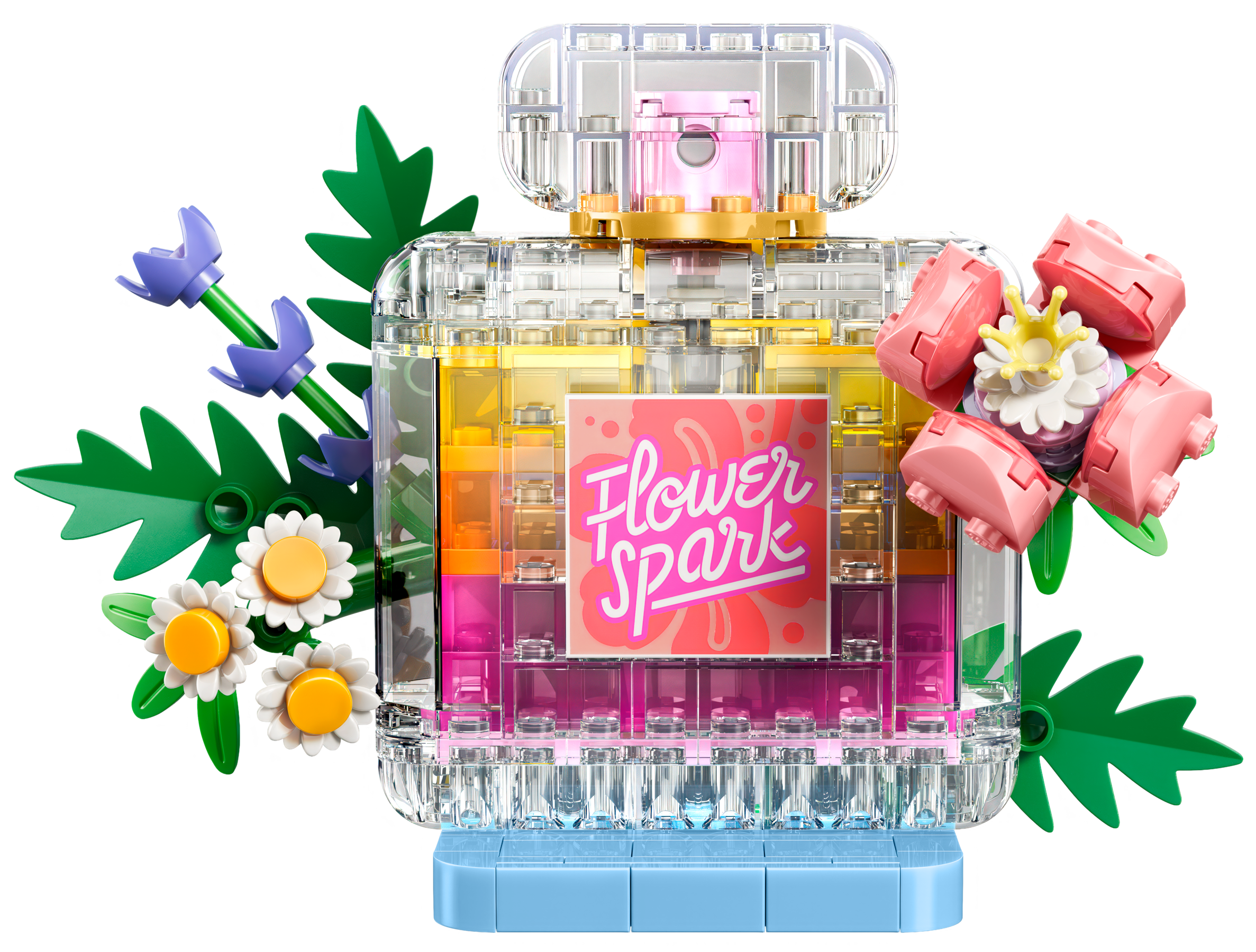 LEGO Creator 3-in-1 31383 Floral Decor Perfume Bottle Building Set