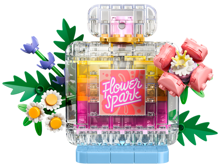 LEGO Creator 3-in-1 31383 Floral Decor Perfume Bottle Building Set