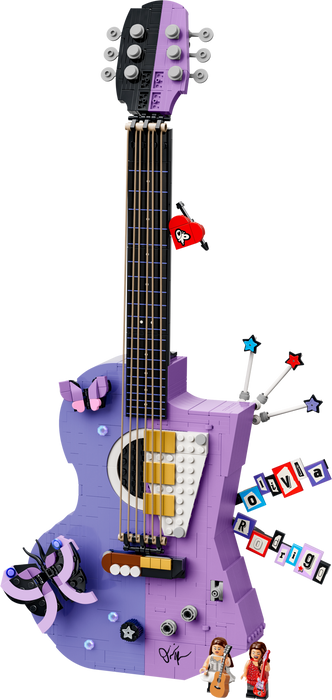 LEGO® Olivia Rodrigo's Dual Guitar Building Kit 1228 Pieces