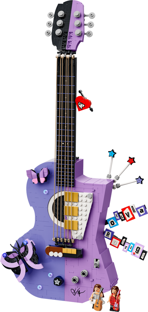 LEGO® Olivia Rodrigo's Dual Guitar Building Kit 1228 Pieces